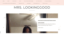 Desktop Screenshot of mrslookinggood.com